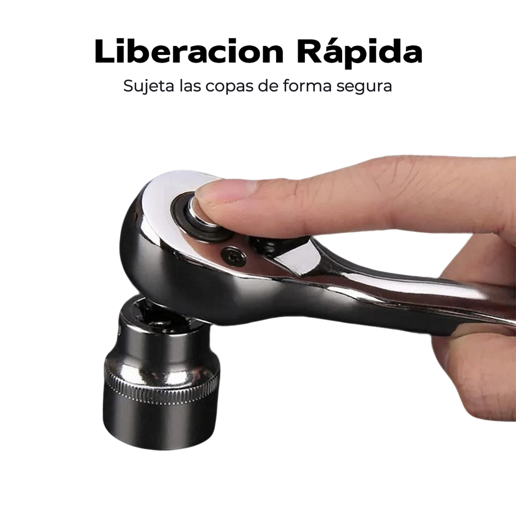 Juego De Copas X24 Piezas Ratchet Cuadrante 1/2″