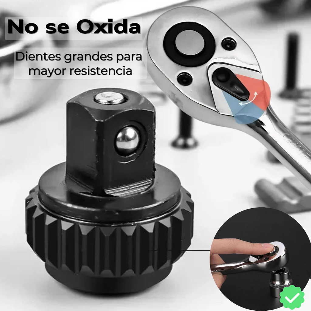 Juego De Copas X24 Piezas Ratchet Cuadrante 1/2″