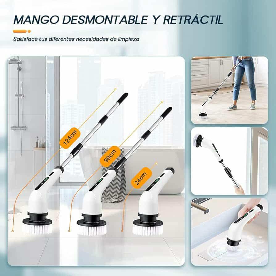 🧽 Cepillo Eléctrico de Limpieza 9 en 1 – Recargable y Multifuncional