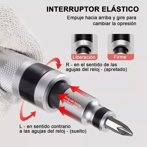 DESTORNILLADOR DE IMPACTO 6 PIEZAS