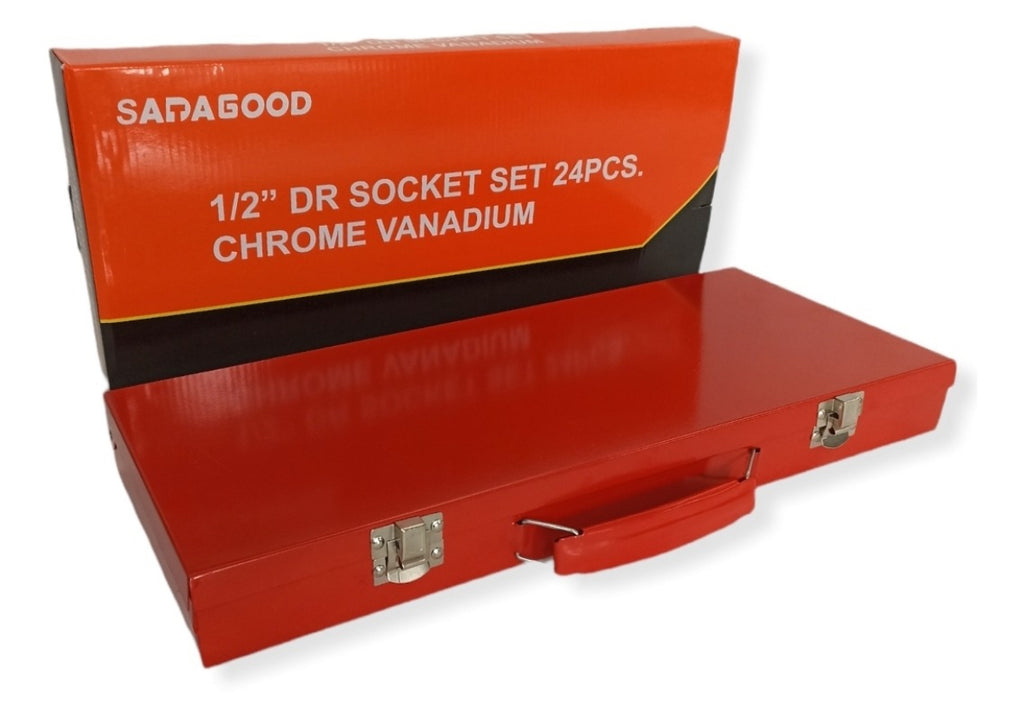 Juego De Copas X24 Piezas Ratchet Cuadrante 1/2″