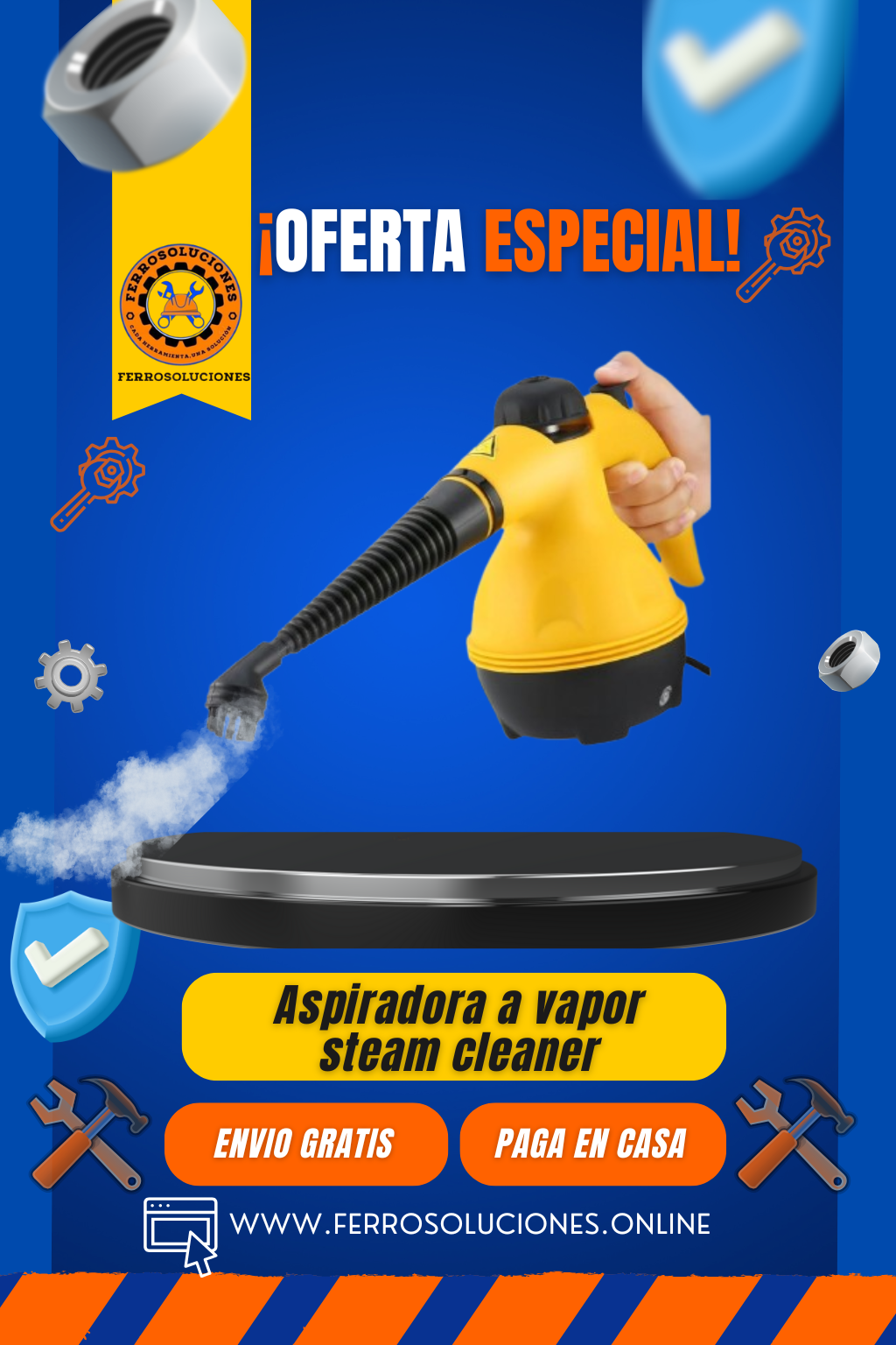 Aspiradora A Vapor Clean Pro