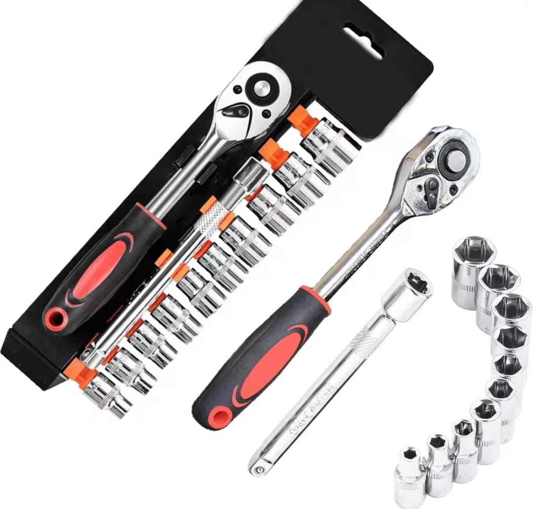 SET DE RACHET Y COPAS 1/4" X 12 PIEZAS