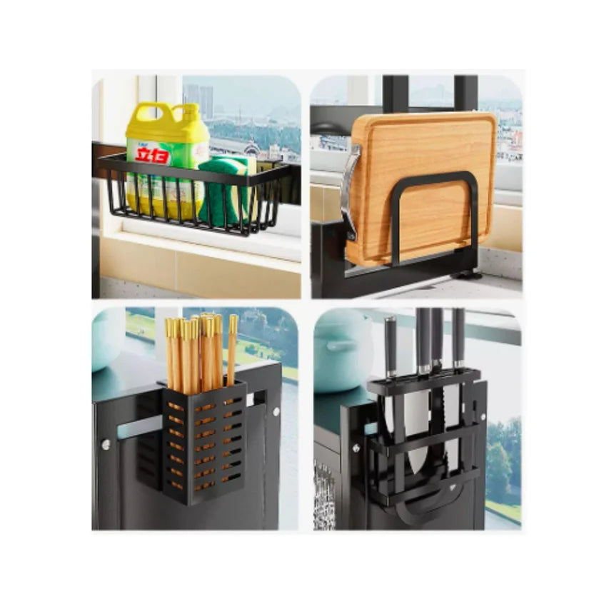 ESCURRIDOR ORGANIZADOR DE COCINA CON TAPA